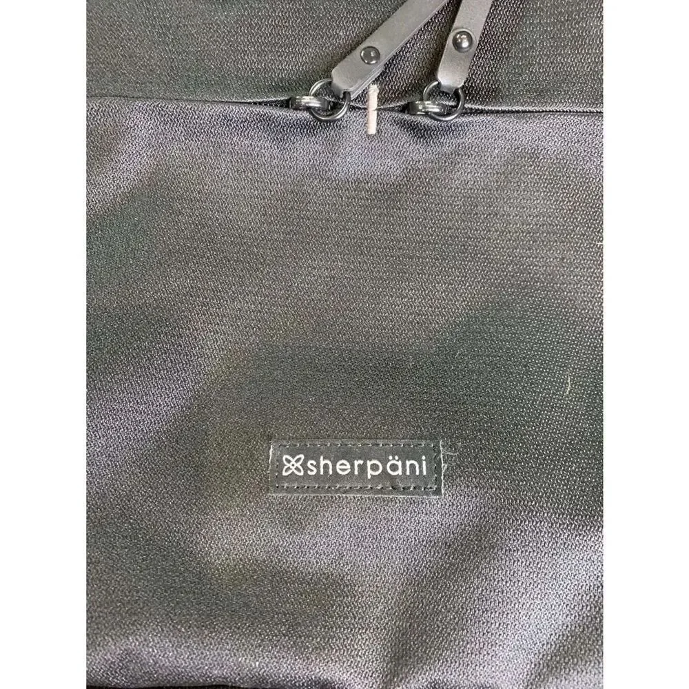 Sherpani Black Laptop Messenger Bag Briefcase Tote with Shoulder Strap